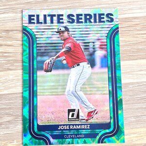 Jose Ramirez Baseball Card 2022 Panini No. ES-6